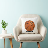Basketbal aangepaste gepersonaliseerde kussen (Stoel)