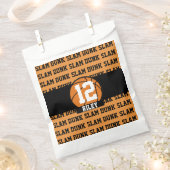 Basketbal Aangepaste naam Age Slam Dunk Bedankzakje (Geknipt)