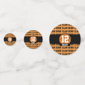 Basketbal Aangepaste naam Age Slam Dunk Confetti (Voorkanten)