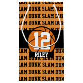 Basketbal Aangepaste naam Age Slam Dunk Klein Cadeauzakje (Achterkant)