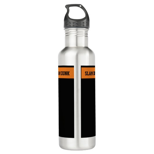 Basketbal Aangepaste naam Leeftijd Waterfles (Achterkant)