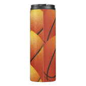 Basketbal aangepaste naam tumbler thermosbeker (Achterkant)