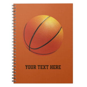Basketbal aangepaste notitieboek