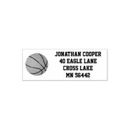 Basketbal Aangepaste Retouradres Zelfinkende Stemp Zelfinktende Stempel