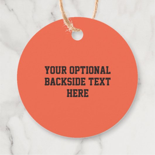 Basketbal aangepaste tekst bedankjes labels (Achterkant)