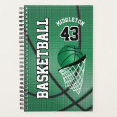 Basketbal aanpassen - Groen Planner (Voorkant)