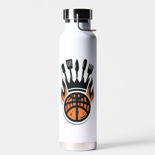Basketbal & achtertuin-BBQ Waterfles (Links)