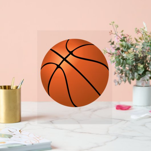 Basketbal Acryl Teken Bord (Huwelijk)