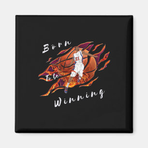 Basketbal actie geboren om het winnen van sport de magneet