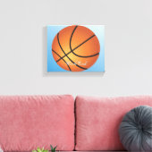 Basketbal Afbeelding 🏀 Monogram Budget Speciaal Canvas Afdruk (Insitu (Woonkamer))