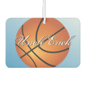 Basketbal Afbeelding 🏀 Monogram Budget Speciaal Luchtverfrisser (Voorkant)