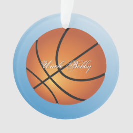 Basketbal Afbeelding 🏀 Monogram Budget Speciaal Ornament