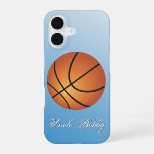 Basketbal Afbeelding 🏀 Monogram Budget Special iPhone 16 Hoesje