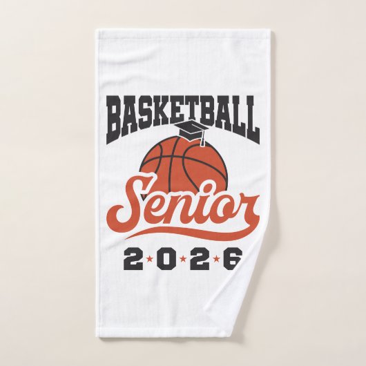Basketbal Afgestudeerd 2026 Handdoek (Handdoek)