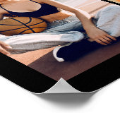 Basketbal Afstudeerfoto Collage 5 Poster (Hoek)