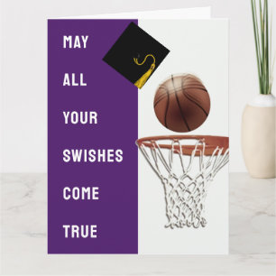 Basketbal Afstudeerkaart Kaart