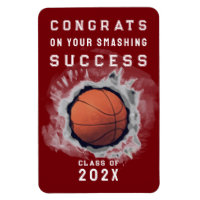 Basketbal Afstuderen Congrats Magnet