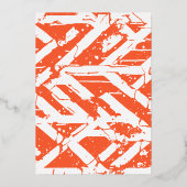 Basketbal Afstuderen Court naar het Pet Folie Uitnodiging (Achterkant)