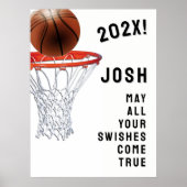 Basketbal Afstuderen Poster (Voorkant)