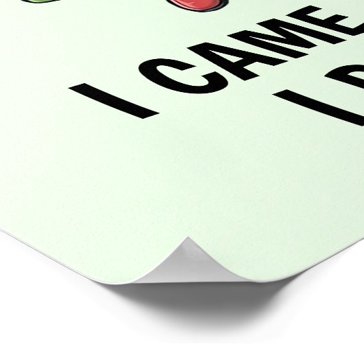 Basketbal Alien Poster (Hoek)