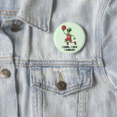 Basketbal Alien Ronde Button 5,7 Cm (In situ)