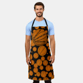 Basketbal All-Over Print Schort (Gedragen)