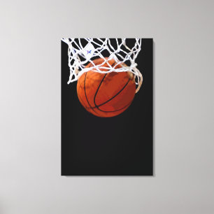 Basketbal Artwork Verpakt Canvas - 3 Canvases Set