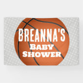 Basketbal Baby Party Spandoek (Horizontaal)