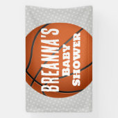 Basketbal Baby Party Spandoek (Verticaal)