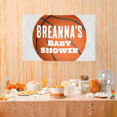 Basketbal Baby Party Spandoek