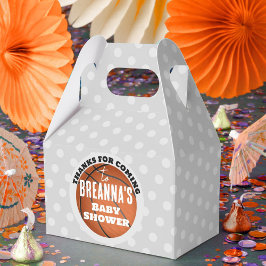 Basketbal Baby shower Party Bedankdoosjes