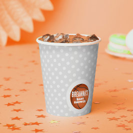 Basketbal Baby shower Party Papieren Bekers