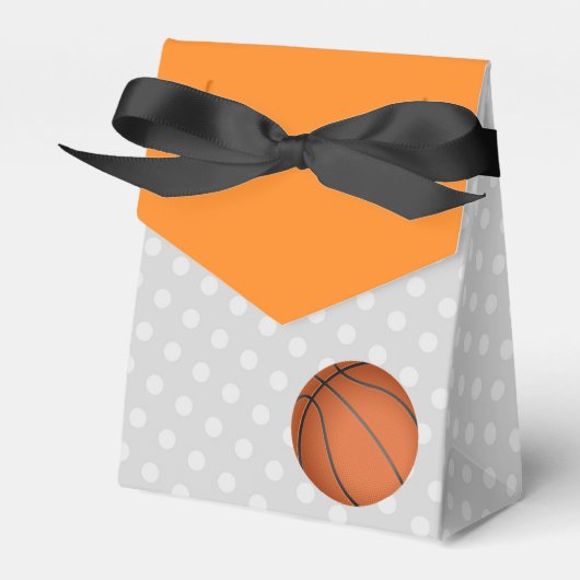 Basketbal Baby shower Treat Bedankdoosjes (Voorkant Zijde)