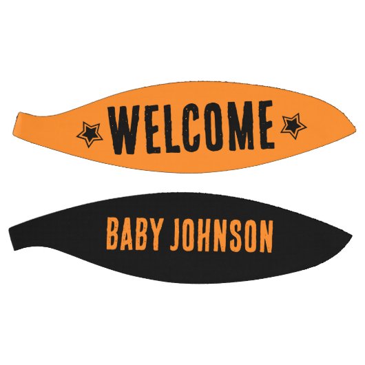 Basketbal Baby shower welkom handtekening Keepsake (Panelen)