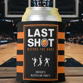 Basketbal Bachelorparty Laatste Schot Oranje Gestr Blikjeskoeler
