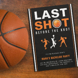 Basketbal Bachelorparty Laatste Schot Oranje & Zwa Kaart