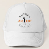 Basketbal Bachelorparty Laatste Schot Trucker Pet (Voorkant)