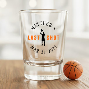 Basketbal Bachelorparty Laatste Shot Glas