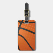 Basketbal Bagagelabel (Voorkant verticaal)