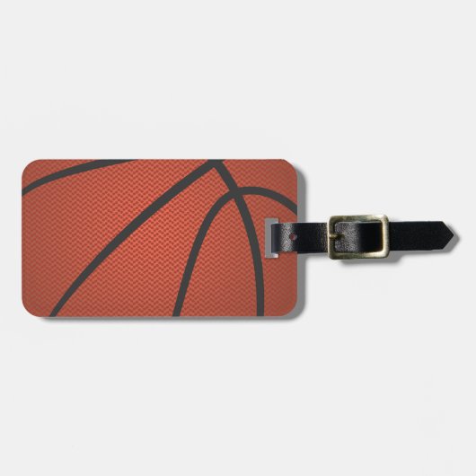 basketbal bagagelabel (Voorkant horizontaal)