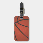 basketbal bagagelabel (Voorkant verticaal)