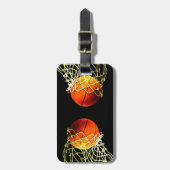 Basketbal Bagagelabels (Voorkant verticaal)