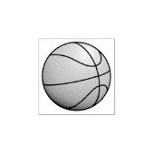 Basketbal Bal 1x1 Rubberstempel (Afrduk)