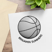 Basketbal Bal Aangepaste Naam Rubberstempel