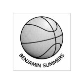Basketbal Bal Aangepaste Naam Rubberstempel (Afrduk)
