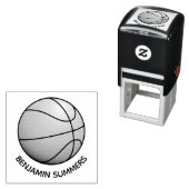 Basketbal Bal Aangepaste Naam Zelfinktende Stempel (In situ)