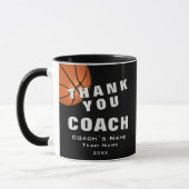 Basketbal Bal Dank coach Mok (Links)