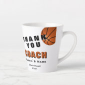 Basketbal Bal Dank je Coach  Latte Mok (Rechts)