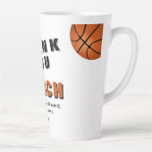 Basketbal Bal Dank je Coach  Latte Mok (Rechts)