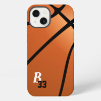 Basketbal Bal Sporten Monogram Speler Nummer
